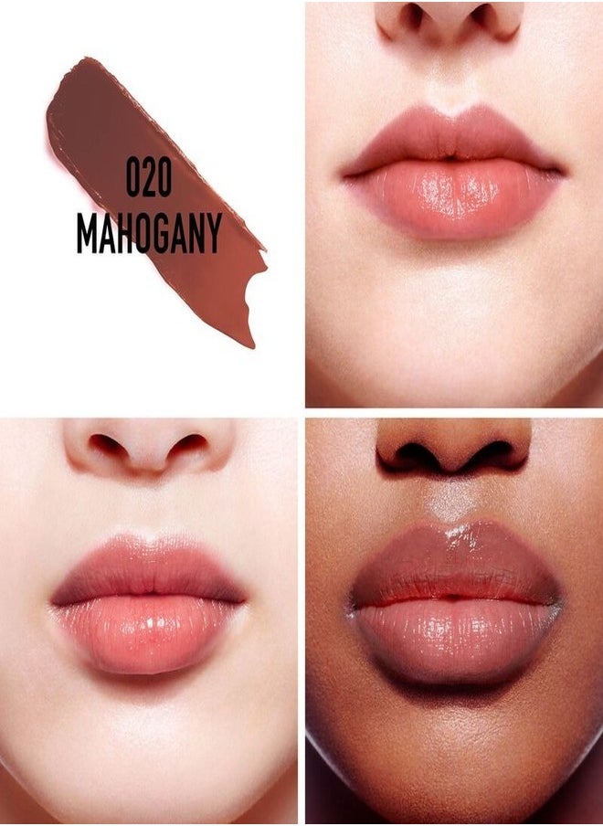 Dior Addict - Dior Addict Lip Glow Balm Shade 020 Mahogany warm undertone Hydrating pH Activated Lip Balm with 48H Hydration & Sheer Glow | 3.2g - Image 1
