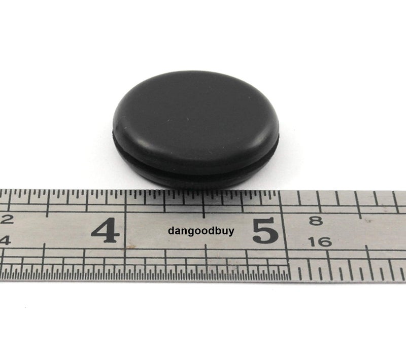 dangoodbuy Rubber Flush Plug - Blanking Plug - Grommet Without Hole - Solid Rubber - Provides Finished Appearance on Both Sides - Fits 7/8" Hole in 1/16" Thick Panel (2) - Image 4