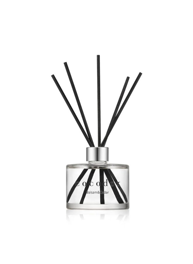 كوكودور معطر أعواد سيغنتشر / بلسم وخشب الأرز / 6.7 أونصة / عبوة واحدة / معطر أعواد بزيت عطري لتعطير المنزل، مناسب لغرف النوم والحمامات وديكور المنزل - Image 1