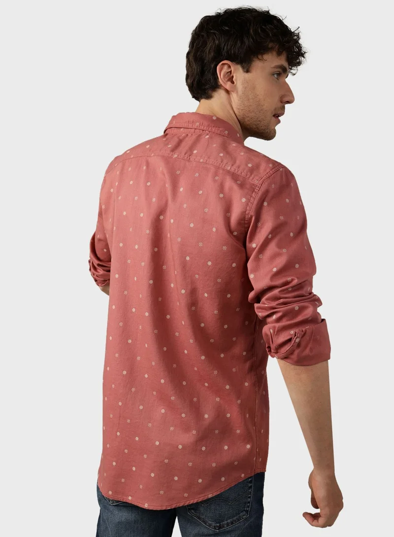 American Eagle Printed Slim Fit Shirt