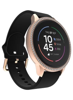 iTouch New Sport 4 Series Smartwatch Rosegold Case Black Silicone Strap  - Image 1