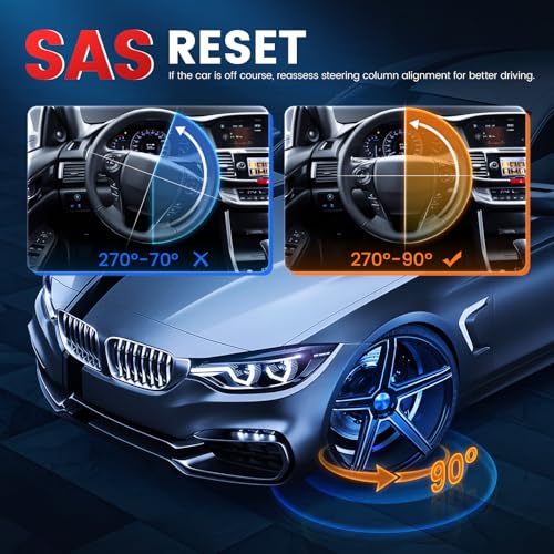 ANCEL DS200 Full System OBD2 Scanner with 15+ Reset Services - ABS/SRS/Transmission Diagnostics, ABS Bleeding, EPB/Oil/BMS/SAS Reset, Gearbox Relearn, Injector Coding, AutoVIN, Free Lifetime Updates - Image 5