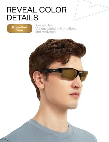 Mryok Plus Polarized Replacement Lenses for Oakley Canteen 2014 OO9225 60mm Sunglasses, HD Polarized, UV Protection, Impact Resistant & Perfectly Fit - Bronze Gold - Image 2