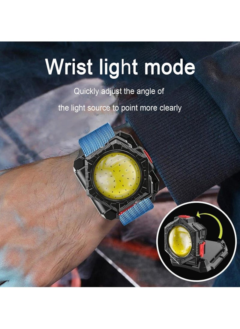 Dominy 3 In 1Head Flashlight,Camping Led Lights,Wrist Flashlight,Headlamp, Compact Durability Portable Led Flashlight Waterproof Convenient Accessories for Travel Camping Adventures  - Image 2