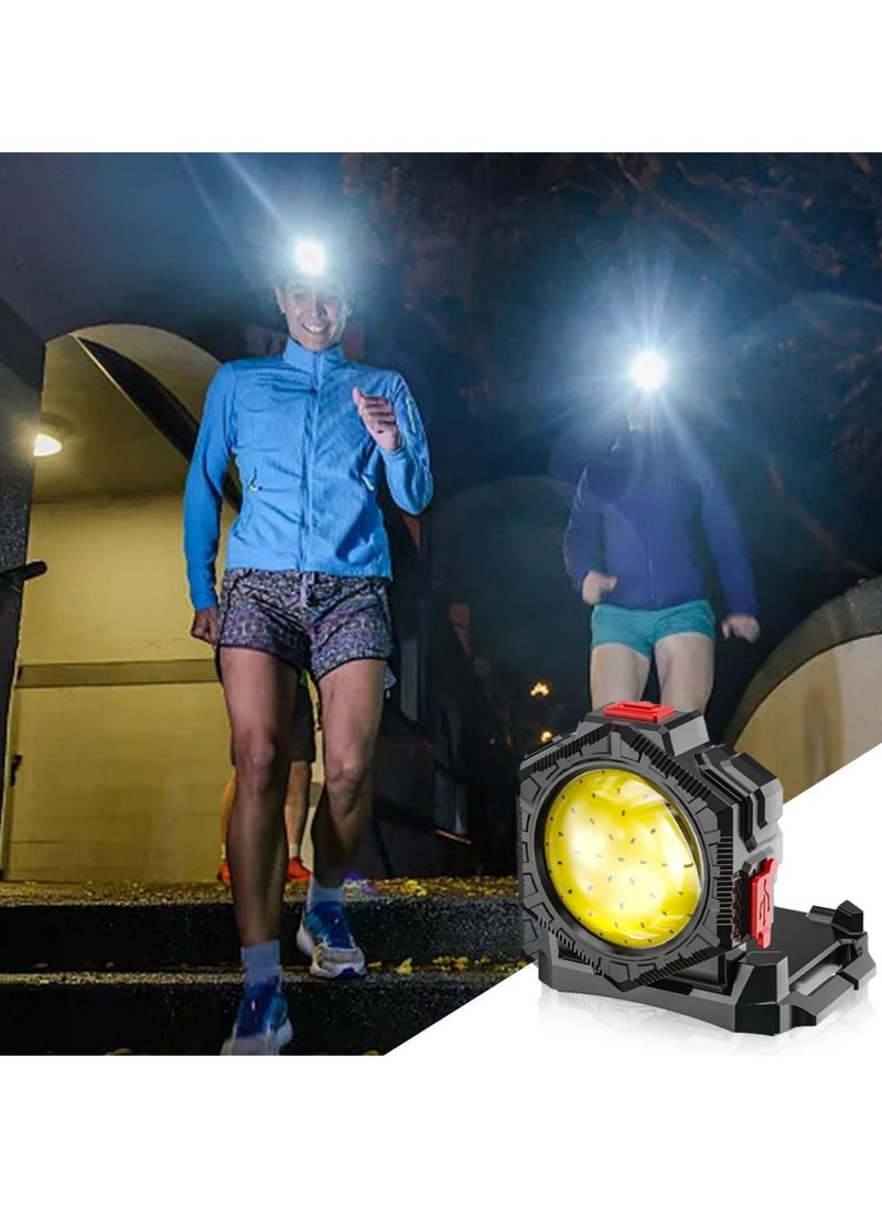 Dominy 3 In 1Head Flashlight,Camping Led Lights,Wrist Flashlight,Headlamp, Compact Durability Portable Led Flashlight Waterproof Convenient Accessories for Travel Camping Adventures  - Image 3