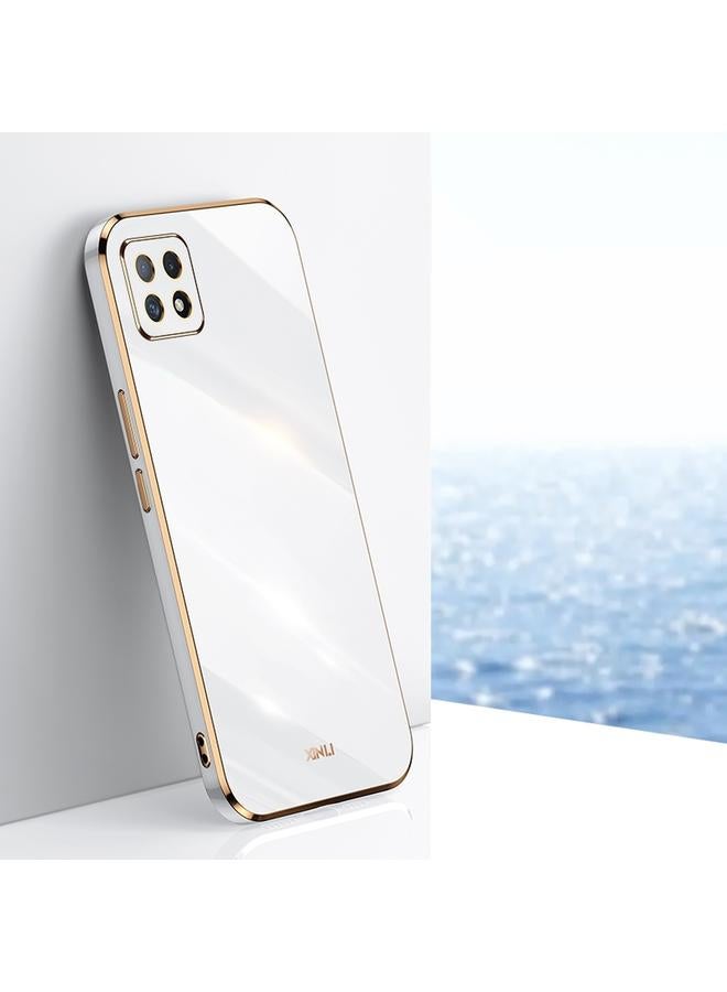 The Bros Case For OPPO A53 5G Straight Edge 6D Electroplate TPU Phone Case