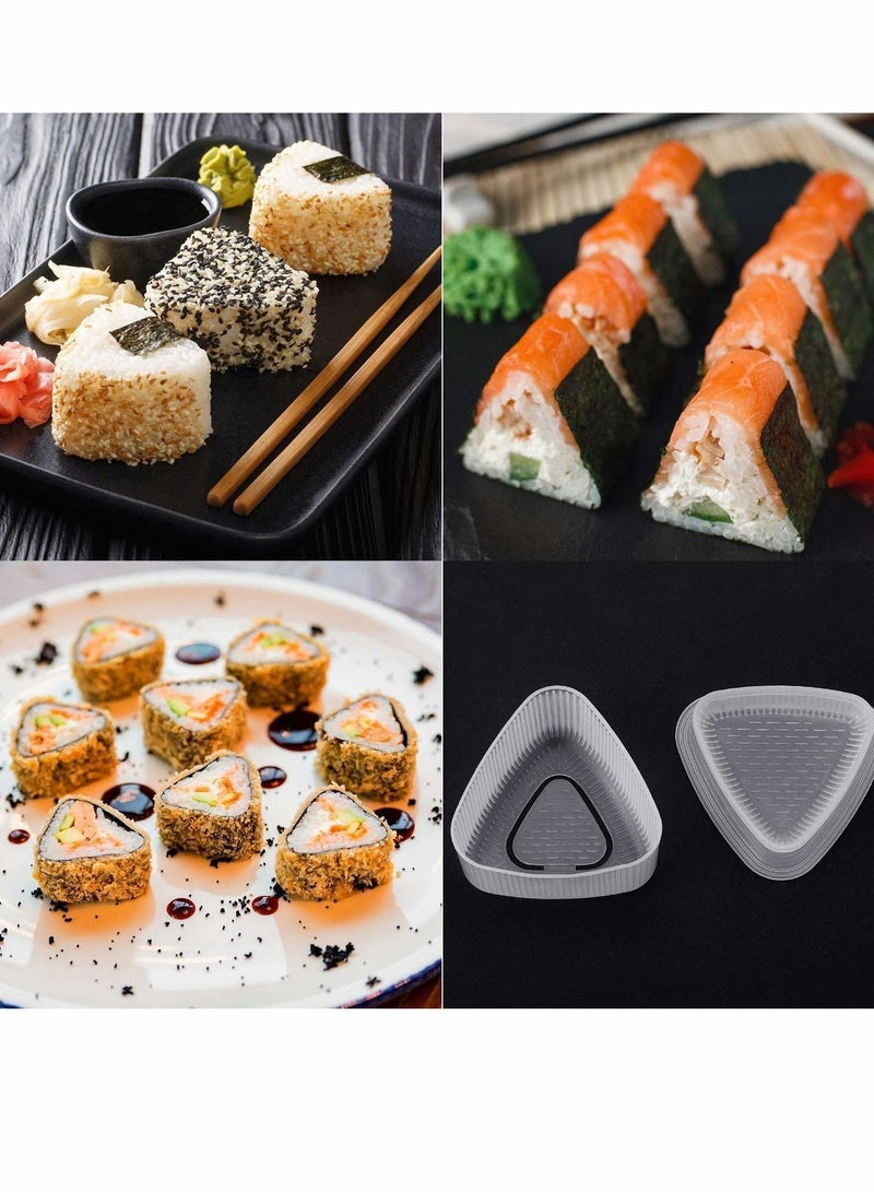NIBEMINENT 6 PCS Sushi Mold Onigiri Maker DIY Making Tools Rice Ball Bento Presses Triangular Tool Cooking Practical - Image 4