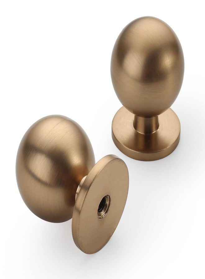 9BUILD 10 Pack 1.2 Inch Champagne Bronze Cabinet Knobs Kitchen Cabinet Knobs Champagne Drawer Knobs Round Dresser Knobs Kitchen Knobs for Cabinets Knobs for Cabinets and Drawers - Image 1
