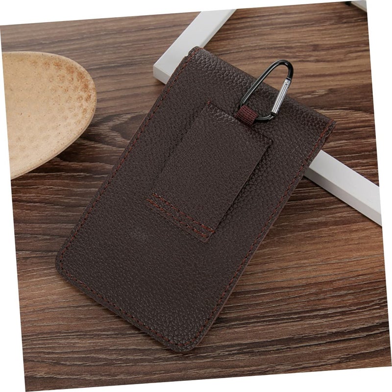 Coffee 7 Inch Mobile Phone Waist Bag for Travel Hiking Daily Use - Image 4