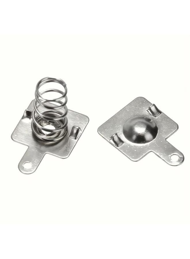 24Pcs DIY Battery Holder Spring Plate Set 12 Pairs AAA Battery Compartment Replacement Metal Contact - Image 2