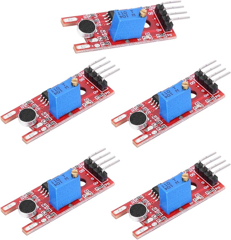 5Pcs High Sensitivity Sound Sensor Module with Indicator Lights KY 038 - Image 4