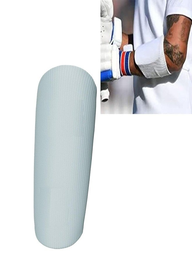 Play2Fit Cricket Arm Guard for Batting | Adult Size Elbow Guard, Lightweight, Comfortable & Protective Gear for Cricket, Enhances Safety (Black, Pack of 1) (White) - Image 3