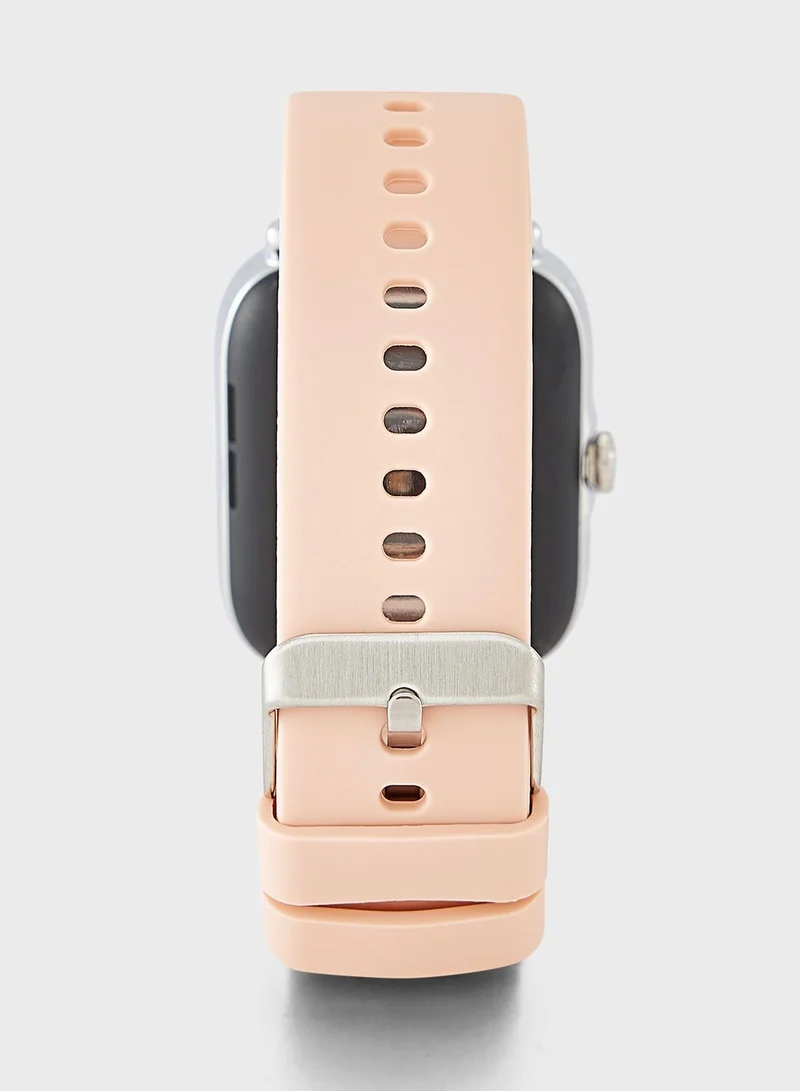 Ginger Smartwatch With Bluetooth Call,Thermometer,Multiple Health & Fitness Features