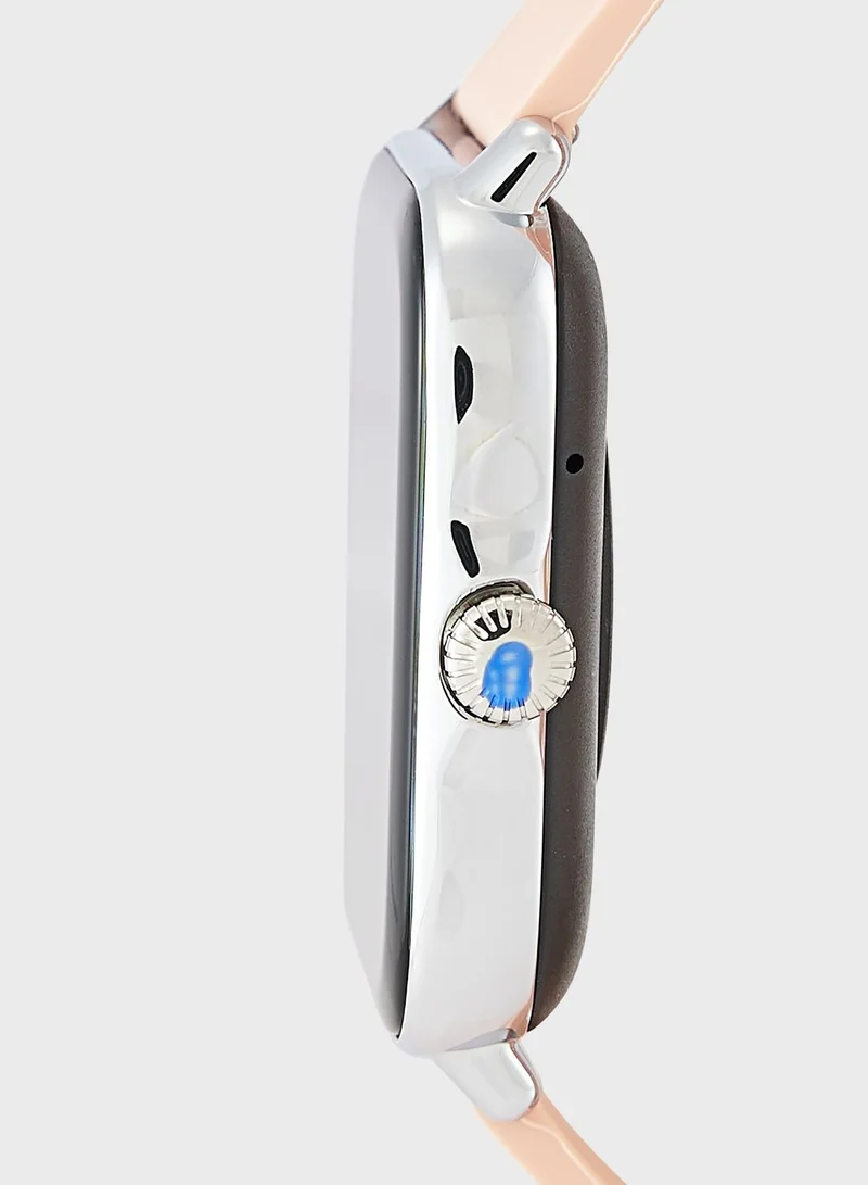 Ginger Smartwatch With Bluetooth Call,Thermometer,Multiple Health & Fitness Features