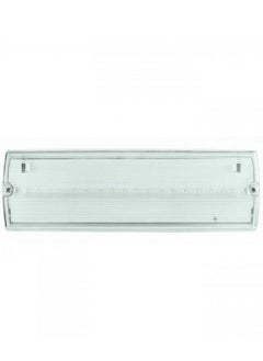 RACO RACO ESP DUCERI LED Emergency Bulkhead Light 3W LED IP65 Emergency Light with Green Man Sticker Ceiling Or Wall Mount Safety Light Fitting  - Image 1
