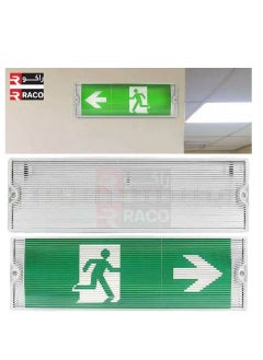 RACO RACO ESP DUCERI LED Emergency Bulkhead Light 3W LED IP65 Emergency Light with Green Man Sticker Ceiling Or Wall Mount Safety Light Fitting  - Image 5