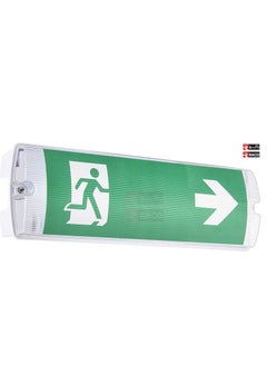 RACO RACO ESP DUCERI LED Emergency Bulkhead Light 3W LED IP65 Emergency Light with Green Man Sticker Ceiling Or Wall Mount Safety Light Fitting  - Image 3