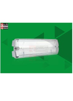 RACO RACO ESP DUCERI LED Emergency Bulkhead Light 3W LED IP65 Emergency Light with Green Man Sticker Ceiling Or Wall Mount Safety Light Fitting  - Image 2