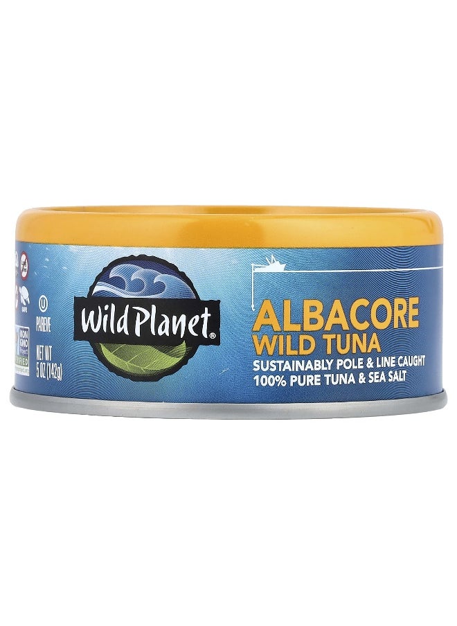 Wild Planet Wild Planet, Albacore Wild Tuna, 5 oz (142 g)  - Image 1