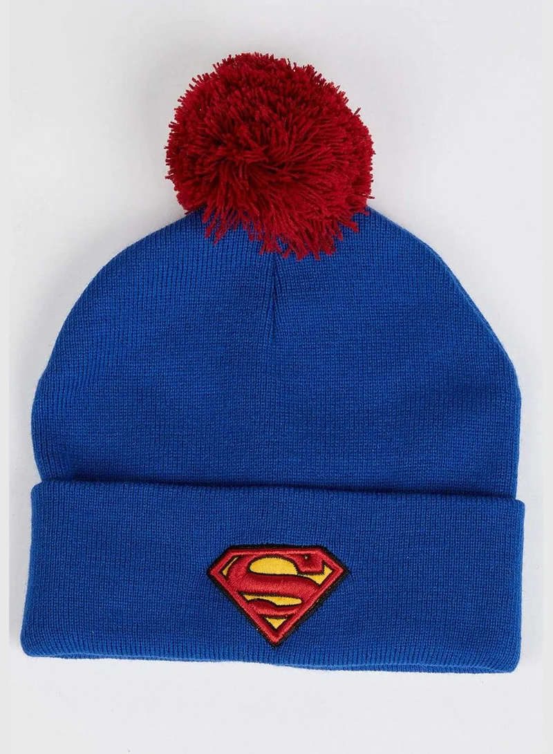DeFacto Superman Licenced Pom-Pom Detailed Beanie