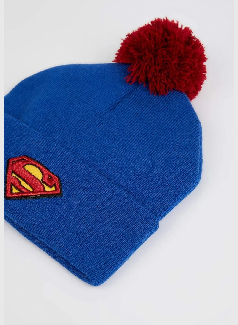 DeFacto Superman Licenced Pom-Pom Detailed Beanie