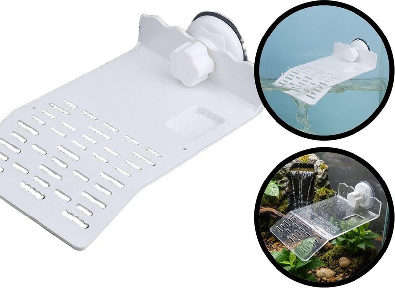 Turtle Basking Platform for Aquarium Tanks with Strong Suction Cup Mount and Non-Slip Surface - Image 4