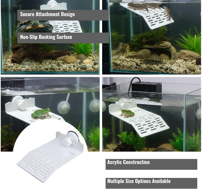 Turtle Basking Platform for Aquarium Tanks with Strong Suction Cup Mount and Non-Slip Surface - Image 2