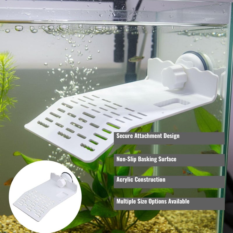 Turtle Basking Platform for Aquarium Tanks with Strong Suction Cup Mount and Non-Slip Surface - Image 3