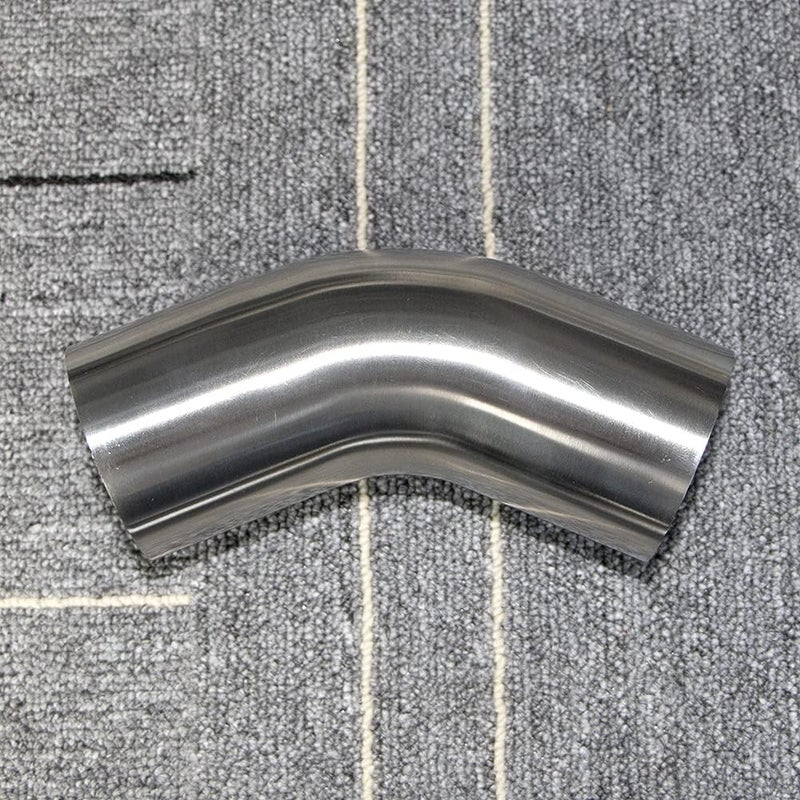 KOTVTM 1.5" Stainless Steel Elbow 45° Mandrel Bend Elbow - 16GA/.065" Thickness - 2" Legs - Image 1
