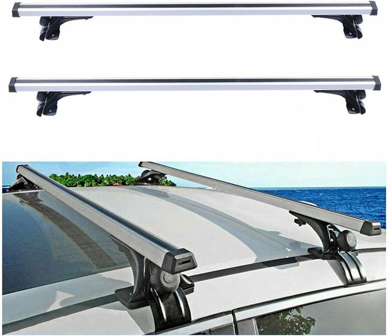 LABLT Universal 48" Inch (120CM) 330LB Car Top Roof Cross Bar Luggage Cargo Carrier Rack - Image 4