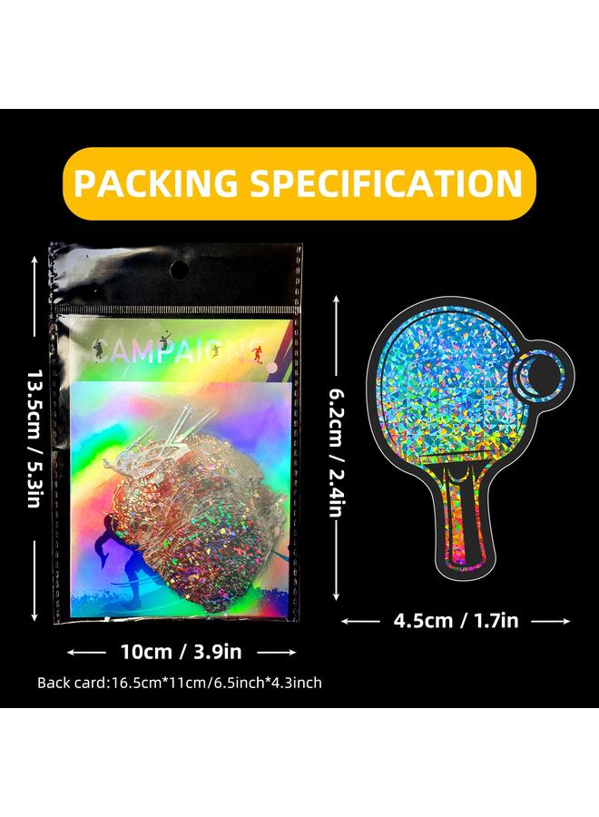 Bluejw Sell 50 Happy Sports Laser Decoration Sticker Sports Wind Healthy Decoration Dazzling Laser Transparent - Image 3