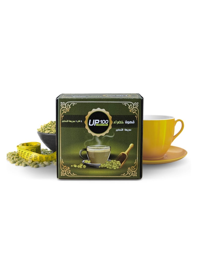 UP100 Green Coffee instant 20 pcs Coffee 2in1 - Image 1