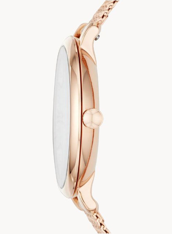 FOSSIL Women Analog Quartz Watch ES4352 - 36 mm - Rose Gold - Image 2