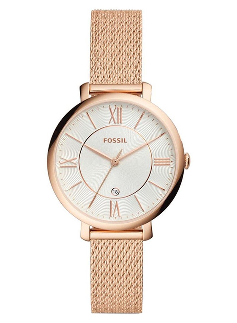 FOSSIL Women Analog Quartz Watch ES4352 - 36 mm - Rose Gold - Image 1