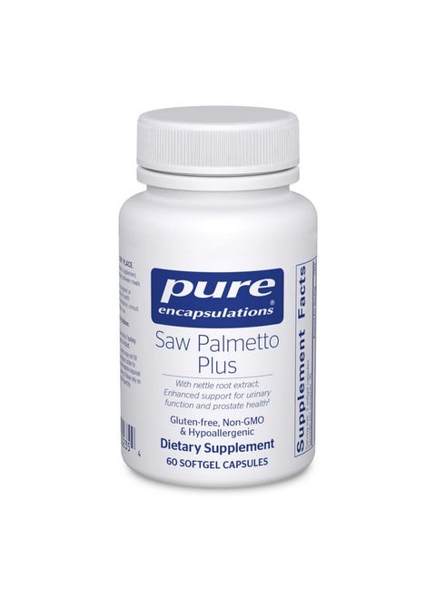 Saw Palmetto Plus  With Nettle Root Extract To Support Urinary Function  60 Softgel Capsules