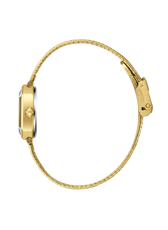 سلازنجر ساعة يد نسائية بشبكة تناظرية