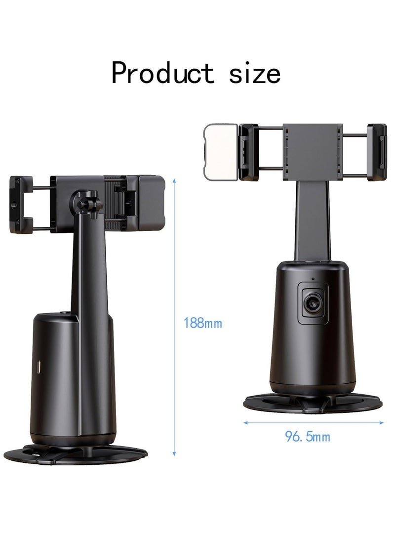 JAJEEK Auto Face Tracking Tripod for Phone – 360° Rotation AI Phone Gimbal Stabilizer with No App Needed, Smart Gesture Control, Horizontal/Vertical Switch – Perfect for Vlogging, Live Streaming, TikTok, YouTube & Content Creation (Fits All Smartphones)  - Image 2
