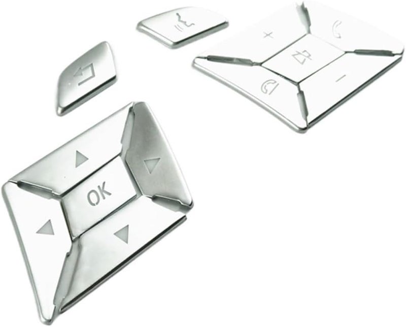 DEMULAX Car Styling Steering Wheel Button Trim Set - Image 1