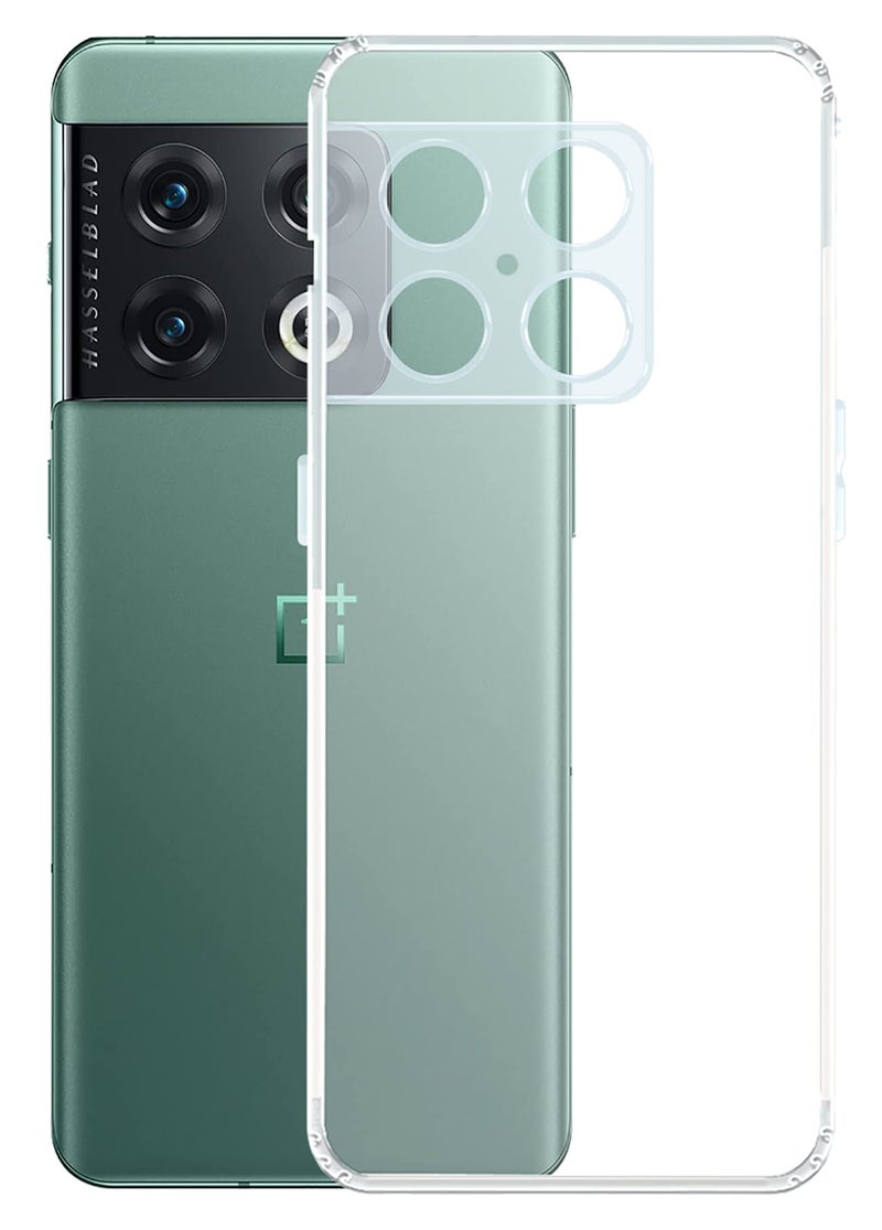 YOFO Back Cover for OnePlus 10 Pro (5G) (Flexible|Silicone|Transparent|Dust Plug|Camera Protection) - Image 5