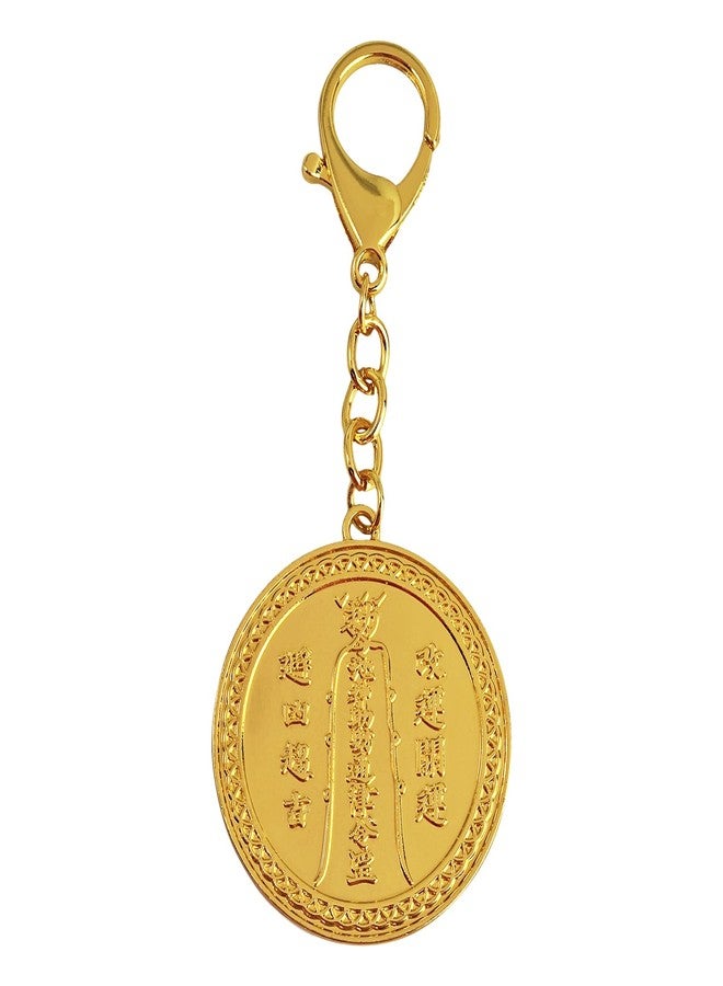 Fengshuibringluck Feng Shui 2025 Annual Amulet Keychain Chicken Cow Snake Talisman Key chain - Image 3