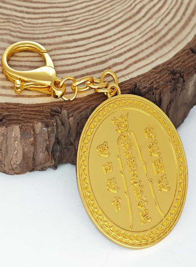 Fengshuibringluck Feng Shui 2025 Annual Amulet Keychain Chicken Cow Snake Talisman Key chain - Image 5