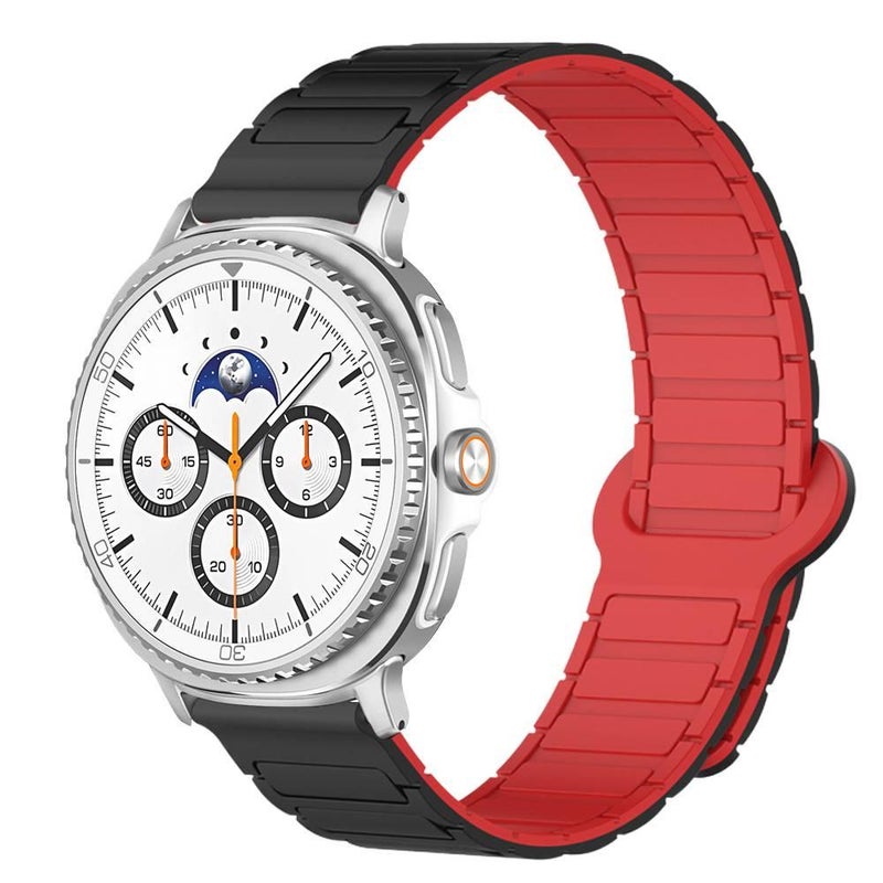 سوار ساعة ذكية رياضي من السيليكون متوافق مع Samsung Galaxy Watch 8 بملاءمة قابلة للتعديل وحزام ناعم للاستبدال اليومي باللون رمادي قابل للتعديل لترتيب الأغراض للاستخدام العملي - Image 4