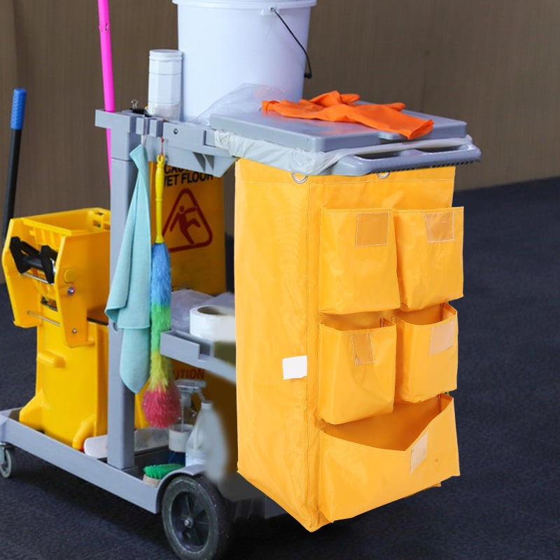 Janitorial Cleaning Cart Bag Replacement Housekeeping Bag Trash Collecting Replacement - Image 1