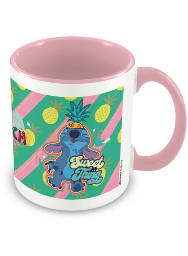 Pyramid Lilo And Stitch (You're My Fave) 11oz/315ml Coloured Inner and Handle Ceramic Mug - Image 1
