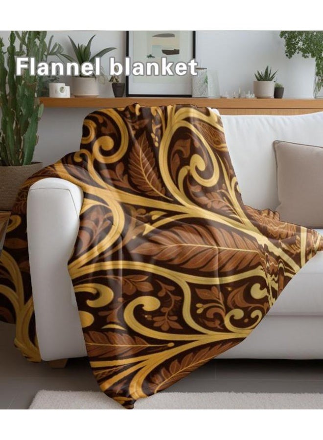 general Traditional flannel thin blanket (warm and comfortable, suitable for sleeping, playing games, dust removal and sandproof) 150cm*200cm - 14 - Image 5