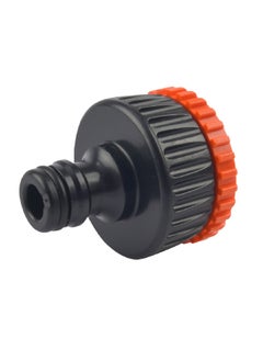 Gardenlife Quick-Click System Multi-Threaded Tap Connector Orange and Black 34 mm JE88030000