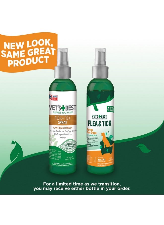 Vet's Best Vet's Best Flea & Tick Spray - Plant-Based Flea and Tick Prevention for Dogs - Certified Natural Oils - 8 oz  - Image 2