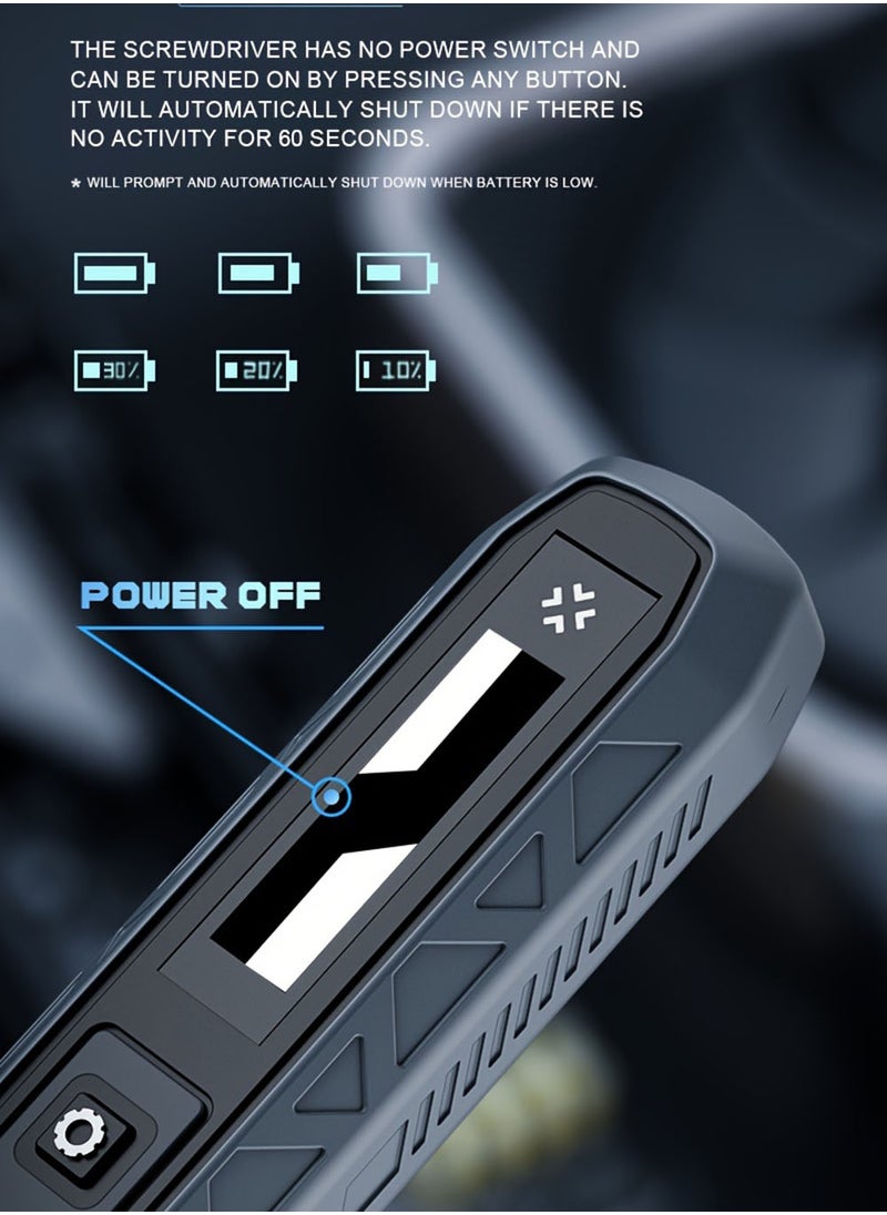 EzzySo Electric Screwdriver Set 180 in 1 Smart Cordless Screwdriver Kit 3 Torque Power Screwdrivers with 162 Precision Bits for Computer Laptop Phone PS5 Xbox Watch Jewelry Eyeglasses  - Image 4
