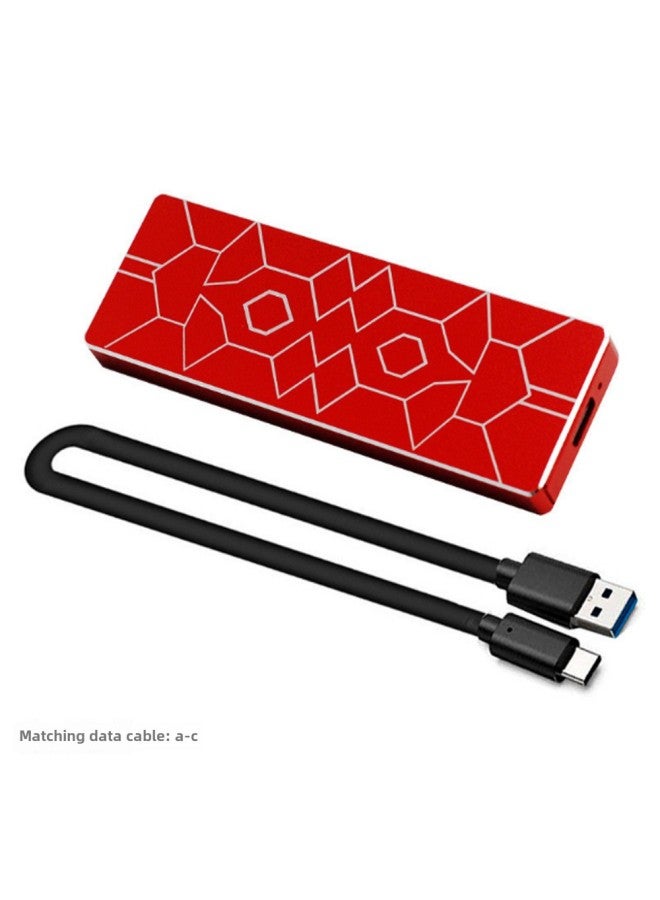 For Mobile Solid-state Hard Disk Expansion Upgrade 500G-128TB External High-speed Mobile Hard Disk-Capacity:10TB-Interface:Red  - Image 3