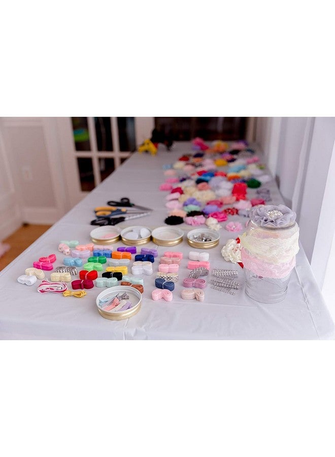 دي آي واي كرافتس مجموعة من 10 قطع من مشابك الشعر المصنوعة يدويًا، مقاس رقم 4، مشابك شعر معدنية ذات سن واحد على شكل تمساح، ملحقات ربطة شعر (مجموعة من 10 قطع، مقاس رقم 4) - Image 4